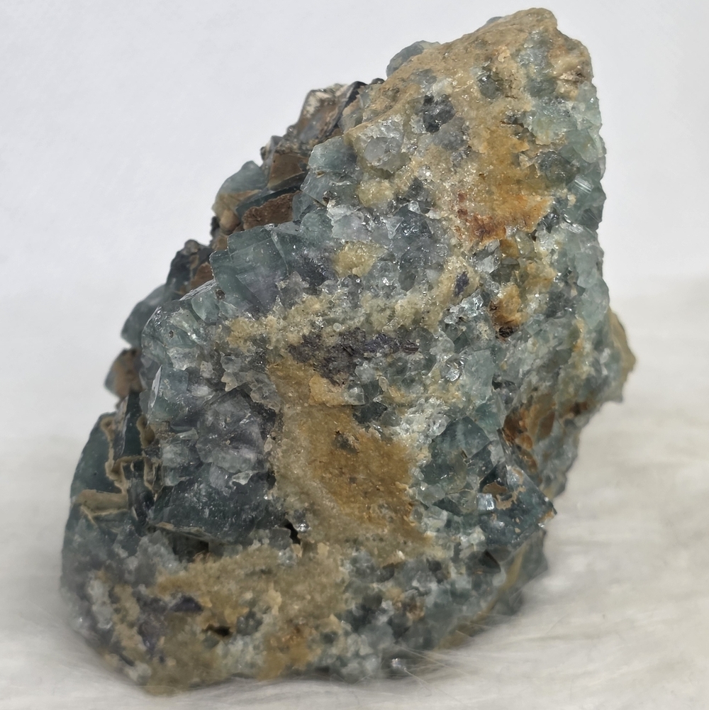 Raw Cubic Blue Green Fluorite Cluster – UV Reactive. Crystal Collector - Picture 6 of 10